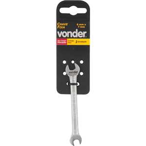 Chave fixa 6 mm x 7 mm, VONDER
