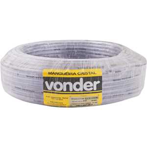 Mangueira cristal 3/16" x 1,5 mm, rolo 50 m, VONDER