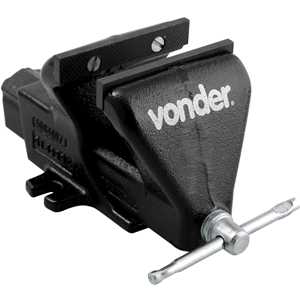 Torno de bancada fixo, n° 4, em ferro fundido nodular, VONDER