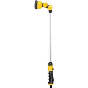Esguicho plástico para jardim, 10 funções, engate 1/2", com prolongador, VONDER