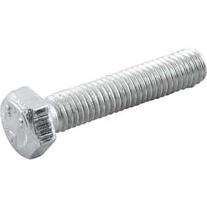 Parafuso sextavado zincado 5 mm x 25 mm, MA, rosca total, VONDER