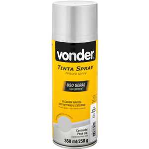 Tinta em spray alumínio, 350 ml/250 g, VONDER
