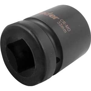 Soquete sextavado de impacto, encaixe de 1" x 33,0 mm, VONDER
