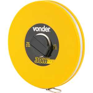 Trena de fibra longa, caixa fechada, com 30 m, VONDER