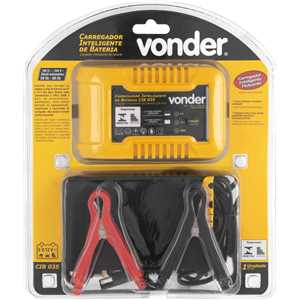 Carregador inteligente de bateria, bivolt, CIB 035, VONDER