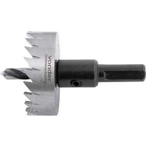 Serra copo de aço rápido, 45 mm, para inox, VONDER