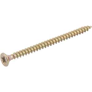Parafuso madeira chipboard, cabeça chata, fenda cruzada/pozidrive, 4,0 mm x 60,0 mm, VONDER