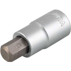 Soquete hexagonal 12 mm, encaixe de 1/2", VONDER