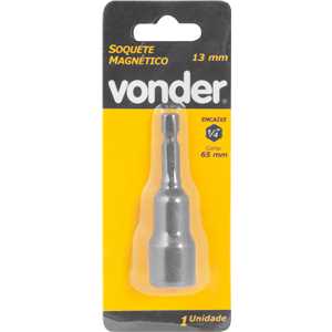 Soquete sextavado magnético 13 mm VONDER