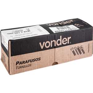 Parafuso sextavado 8.8, 18 mm x 120 mm, MA, rosca parcial, DIN 931, VONDER