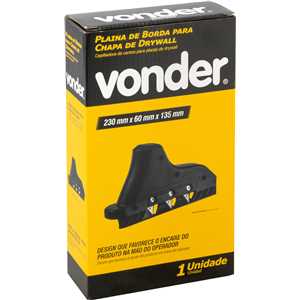 Plaina de borda para chapa de drywall, VONDER