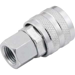 Engate rápido de 1/4", rosca fêmea 1/4" NPT, com rolete, VONDER