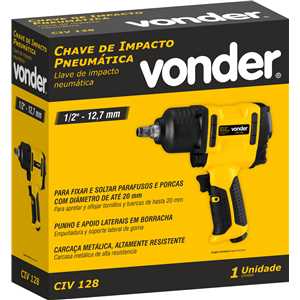 Chave de Impacto Pneumática 1/2" - 12,7 mm, CIV 128, VONDER