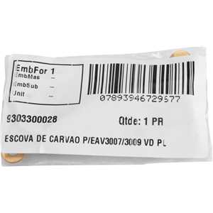 Escova de carvão, para esmerilhadeiras EAV 3007 e EAV 3009 VONDER
