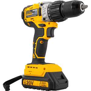 Parafusadeira/furadeira de impacto a bateria, 20 V, fonte de carregamento bivolt automática, PFV 212IB, VONDER PLUS