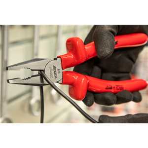 Alicate universal 8", cromo vanádio, com isolação até 1.000 V, VONDER