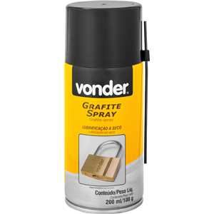 Grafite em spray 200 ml/100 g, VONDER