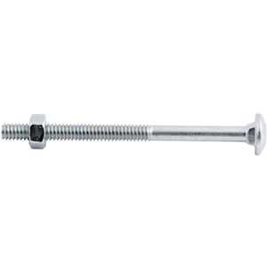 Parafuso francês zincado, 1/4" x 3.1/2", com porca, VONDER