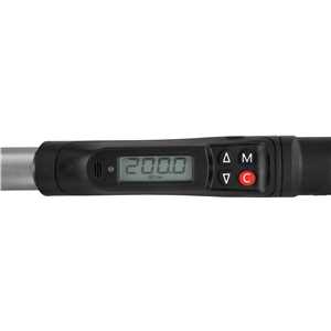 Torquímetro digital com torque angular, com encaixe 1/2", 20 N.m - 200 N.m, VONDER
