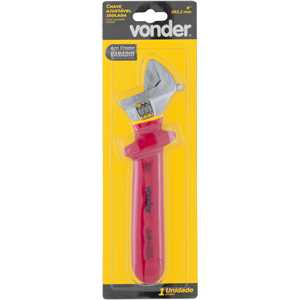Chave ajustável, 8" isolada, 1.000 V, (IEC60900), VONDER