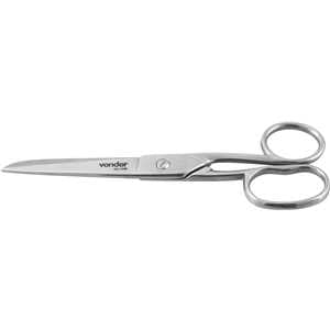 Tesoura para alfaiate, 17 cm, metálica, VONDER