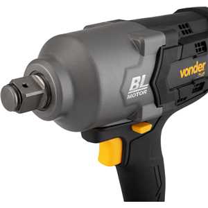 Chave de impacto, bateria 20 V, encaixe de 3/4", fonte de carregamento bivolt automático, CIV 234B, VONDER PLUS