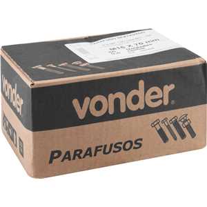 Parafuso sextavado 8.8, 16 mm x 70 mm, MA, rosca parcial, DIN 931, VONDER