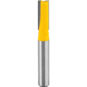 Fresa com dentes de metal duro, reta, para acabamento, sem rolamento, 6 mm VONDER