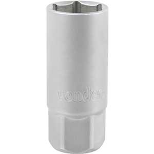 Soquete para vela de ignição, encaixe 1/2", 21 mm, VONDER