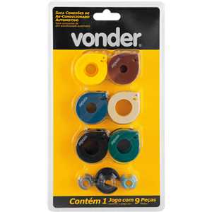 Conjunto saca conexões de ar-condicionado automotivo VONDER