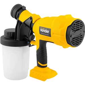 Pistola para pintura, bateria intercambiável de 18 V, sem bateria e sem carregador, IPPV 1826, VONDER