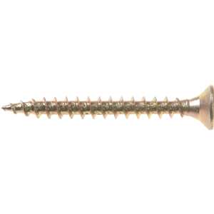 Parafuso madeira chipboard, cabeça chata, fenda cruzada/pozidrive, 4,0 mm x 35,0 mm, VONDER