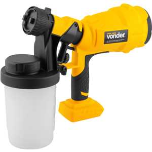 Pistola para pintura, bateria intercambiável de 18 V, sem bateria e sem carregador, IPPV 1826, VONDER