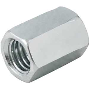 Prolongador para barra roscada 1/2" x 1", rosca UNC zincado, VONDER
