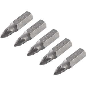 Jogo de bits ponteira pozidrive, com encaixe 1/4", nº 1 x 25 mm, VONDER