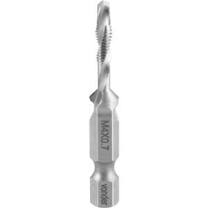 Broca/macho combinado M4 x 0,7 mm, VONDER