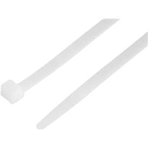 Abraçadeira de nylon, branca, 400 mm x 7,2 mm, com 100 peças, VONDER