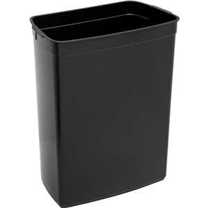 Lixeira retangular, 50 litros, inox, cinza, VONDER