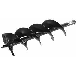 Broca espiral duplo para perfurador de solo, 200 mm x 800 mm, VONDER