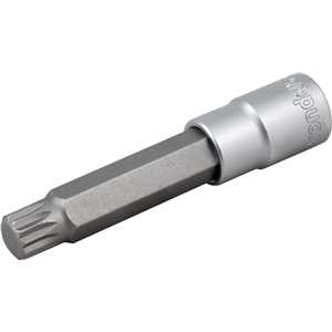 Soquete multidentado, longo, com encaixe de 1/2", M14, VONDER