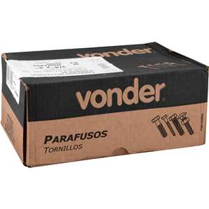 Parafuso sextavado 8.8 (GRAU 5), 3/4" x 4", UNC, VONDER