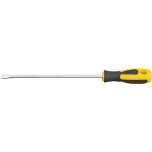 Chave de fenda 1/4" x 8", aço cromo vanádio, cabo emborrachado, VONDER PLUS
