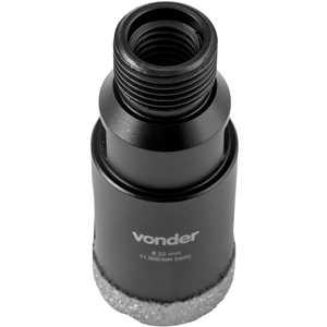 Serra copo diamantada, 32 mm, para esmerilhadeira, VONDER