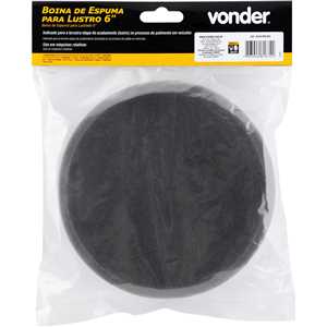 Boina de espuma para lustro 6", para politriz rotativa, VONDER