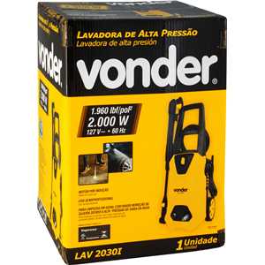 Lavadora de alta pressão LAV 2030I, 1.960 lbf/pol², 127 V~, VONDER