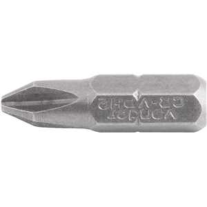 Bits/ponteira phillips com encaixe 1/4", nº 2 x 25 mm, com 5 peças, VONDER