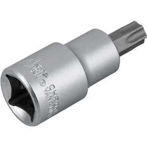 Soquete hexalobular macho T-50, encaixe 1/2", VONDER