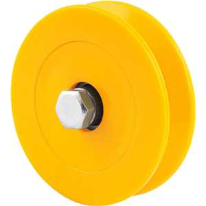 Roldana para portão 2.1/2", tipo V, em nylon, sem caixa, VONDER