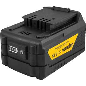 Bateria 18 V, íons de lítio, linha intercambiável, 4 Ah, IBV 1804 VONDER