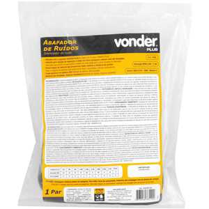 Abafador de ruídos tipo concha para capacete, 12 dB, VONDER PLUS